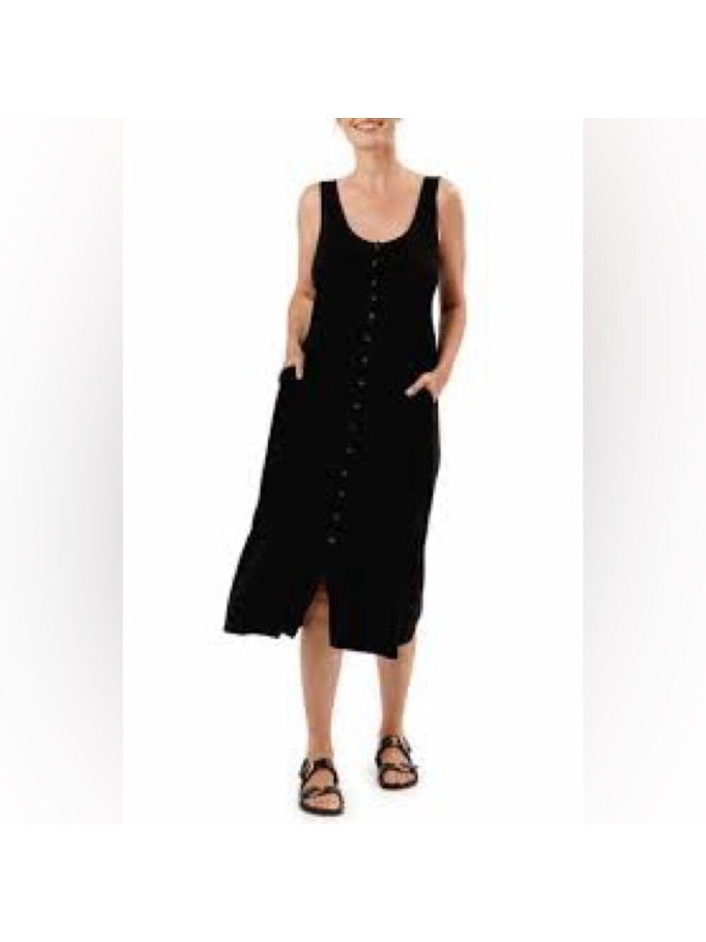 Vintage Black Velvet Dress • button up • jumper • sleeveless dress cottagecore